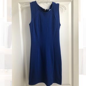 Body con royal blue dress